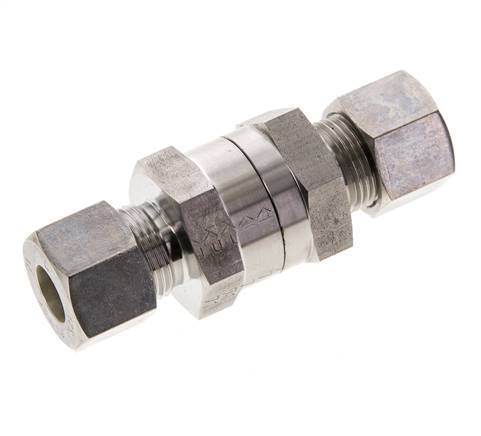 Hydraulic Check Valve Compression Ring 12S (M20x1.5) Stainless Steel 1-400bar (15-5800)psi ISO 8434-1