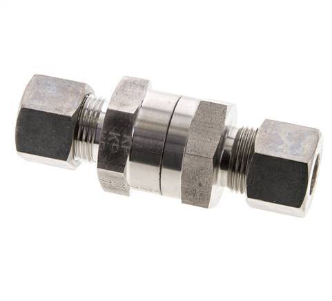 Hydraulic Check Valve Compression Ring 12S (M20x1.5) Stainless Steel 1-400bar (15-5800)psi ISO 8434-1