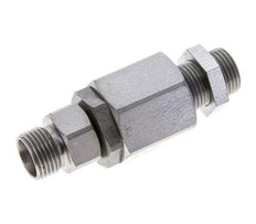12L Zink plated Steel Ball-Guided Swivel Joint Cutting Fitting Bulkhead 315 bar NBR ISO 8434-1