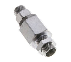 12L Zink plated Steel Ball-Guided Swivel Joint Cutting Fitting Bulkhead 315 bar NBR ISO 8434-1