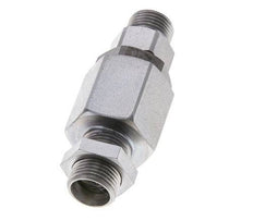 12L Zink plated Steel Ball-Guided Swivel Joint Cutting Fitting Bulkhead 315 bar NBR ISO 8434-1