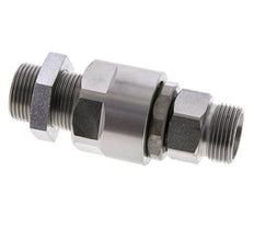 15L Zink plated Steel Ball-Guided Swivel Joint Cutting Fitting Bulkhead 315 bar NBR ISO 8434-1