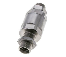 18L Zink plated Steel Ball-Guided Swivel Joint Cutting Fitting Bulkhead 315 bar NBR ISO 8434-1