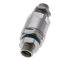 18L Zink plated Steel Ball-Guided Swivel Joint Cutting Fitting Bulkhead 315 bar NBR ISO 8434-1