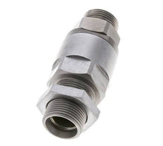 22L Zink plated Steel Ball-Guided Swivel Joint Cutting Fitting Bulkhead 160 bar NBR ISO 8434-1