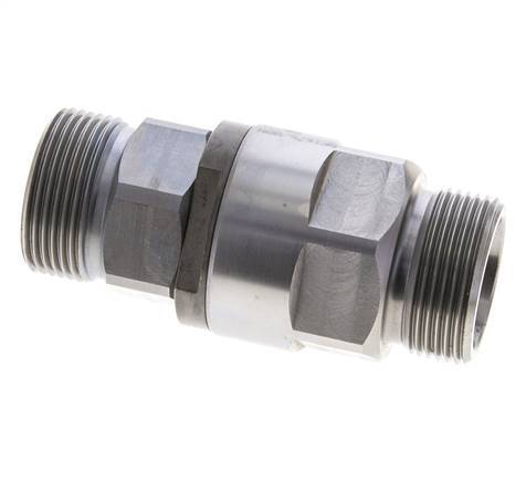 25S Zink plated Steel Ball-Guided Swivel Joint Cutting Fitting DN 20350 bar NBR ISO 8434-1