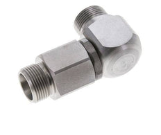 16S Zink plated Steel Elbow Ball-Guided Swivel Joint Cutting Fitting DN 12350 bar NBR ISO 8434-1