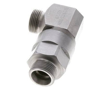 20S Zink plated Steel Elbow Ball-Guided Swivel Joint Cutting Fitting DN 16350 bar NBR ISO 8434-1