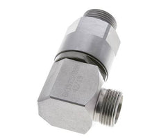 20S Zink plated Steel Elbow Ball-Guided Swivel Joint Cutting Fitting DN 16350 bar NBR ISO 8434-1