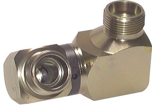 20S Zink plated Steel Ball-Guided Double Swivel Joint Cutting Fitting DN 16350 bar NBR ISO 8434-1