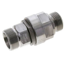 25S & G1'' Zink plated Steel Ball-Guided Swivel Joint Cutting Fitting with Male Threads DN 20350 bar NBR ISO 8434-1