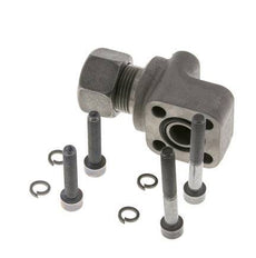 LK 30 Elbow Pump Flange Malleable cast iron with 15L (M22x1.5)