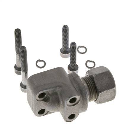 LK 30 Elbow Pump Flange Malleable cast iron with 15L (M22x1.5)