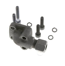 LK 35 Elbow Pump Flange Malleable cast iron with 10L (M16x1.5)