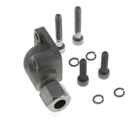 LK 35 Elbow Pump Flange Malleable cast iron with 10L (M16x1.5)