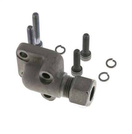 LK 35 Elbow Pump Flange Malleable cast iron with 12L (M18x1.5)