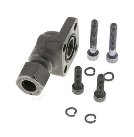 LK 35 Elbow Pump Flange Malleable cast iron with 12L (M18x1.5)