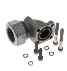 LK 40 Elbow Pump Flange Malleable cast iron with 28L (M36x2)