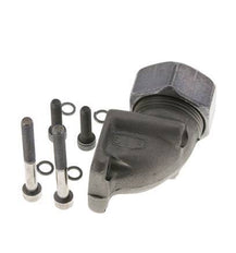 LK 40 Elbow Pump Flange Malleable cast iron with 28L (M36x2)