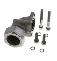 LK 40 Elbow Pump Flange Malleable cast iron with 28L (M36x2)