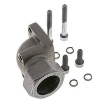 LK 55 Elbow Pump Flange Malleable cast iron with 35L (M45x2)