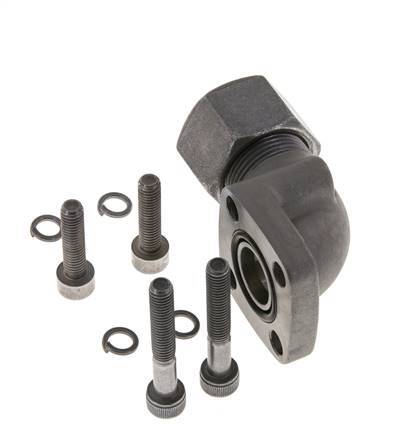 LK 35 Elbow Pump Flange Malleable cast iron with 16S (M24x1.5)