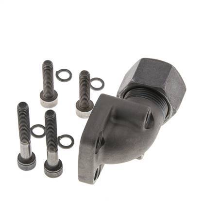 LK 35 Elbow Pump Flange Malleable cast iron with 16S (M24x1.5)