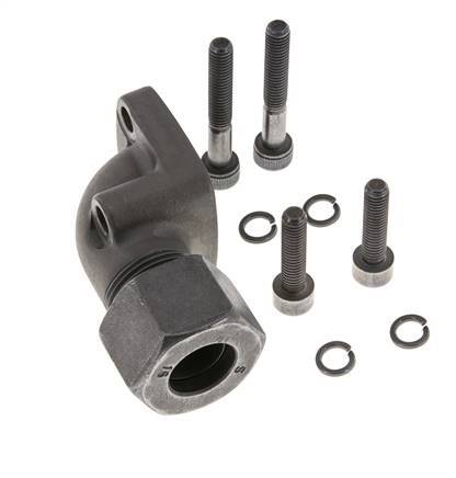 LK 35 Elbow Pump Flange Malleable cast iron with 16S (M24x1.5)