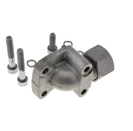 LK 55 Elbow Pump Flange Malleable cast iron with 20S (M30x2)