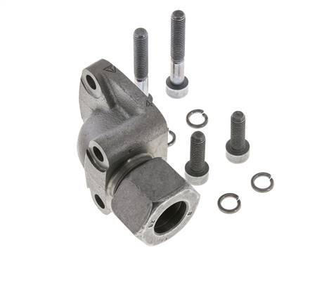 LK 55 Elbow Pump Flange Malleable cast iron with 20S (M30x2)