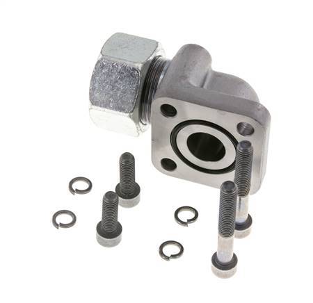 LK 55 Elbow Pump Flange Malleable cast iron with 25S (M36x2)