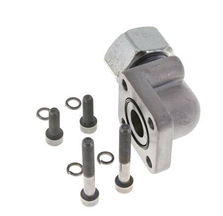 LK 55 Elbow Pump Flange Malleable cast iron with 25S (M36x2)