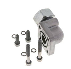 LK 55 Elbow Pump Flange Malleable cast iron with 25S (M36x2)