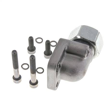 LK 55 Elbow Pump Flange Malleable cast iron with 25S (M36x2)