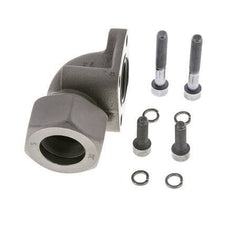 LK 55 Elbow Pump Flange Malleable cast iron with 30S (M42x2)