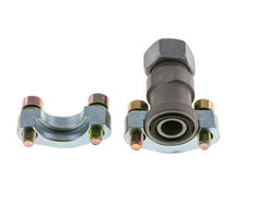 1/2'' SAE Flange 3000 PSI Steel with 15L (M22x1.5) ISO 6162-1