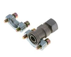 1/2'' SAE Flange 3000 PSI Steel with 15L (M22x1.5) ISO 6162-1