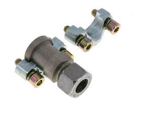 1/2'' SAE Flange 3000 PSI Steel with 15L (M22x1.5) ISO 6162-1