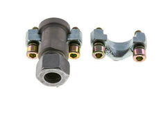 1/2'' SAE Flange 3000 PSI Steel with 15L (M22x1.5) ISO 6162-1