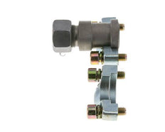 1/2'' SAE Flange 3000 PSI Steel with 15L (M22x1.5) ISO 6162-1