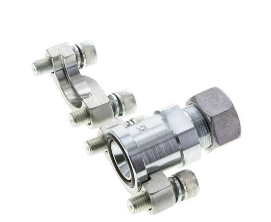 3/4'' SAE Flange 3000 PSI Steel with 18L (M26x1.5) ISO 6162-1