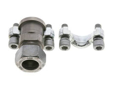 3/4'' SAE Flange 3000 PSI Steel with 22L (M30x2) ISO 6162-1