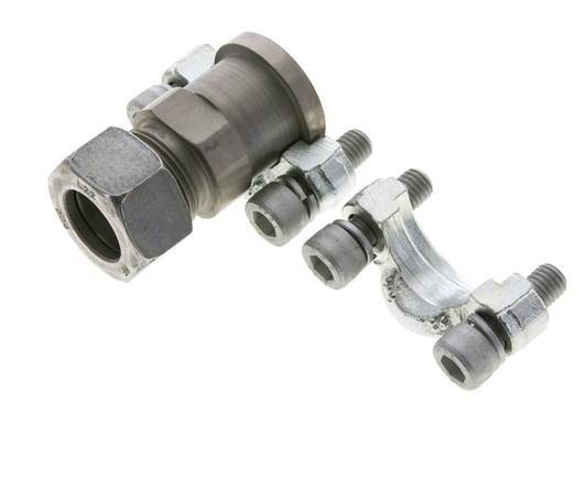 3/4'' SAE Flange 3000 PSI Steel with 22L (M30x2) ISO 6162-1