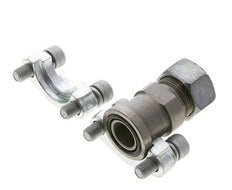 3/4'' SAE Flange 3000 PSI Steel with 22L (M30x2) ISO 6162-1