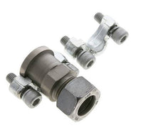 3/4'' SAE Flange 3000 PSI Steel with 22L (M30x2) ISO 6162-1