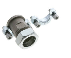 1-1/2'' SAE Flange 3000 PSI Steel with 42L (M52x2) ISO 6162-1