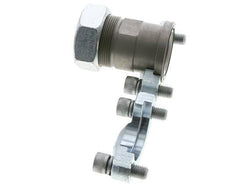 1-1/2'' SAE Flange 3000 PSI Steel with 42L (M52x2) ISO 6162-1