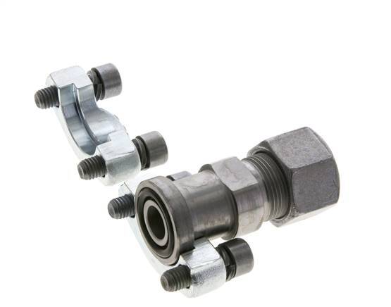 1/2'' SAE Flange 3000 PSI Steel with 16S (M24x1.5) ISO 6162-1