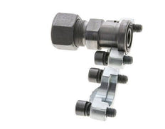 1/2'' SAE Flange 3000 PSI Steel with 16S (M24x1.5) ISO 6162-1