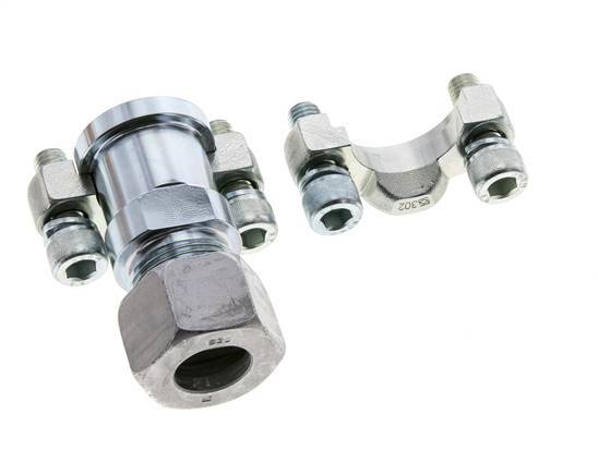 3/4'' SAE Flange 3000 PSI Steel with 20S (M30x2) ISO 6162-1